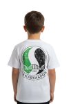 Sakaryaspor Erkek Çocuk Pamuklu Beyaz Sıfır Yaka Tişört - Logo