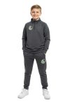 Sakaryaspor Erkek Çocuk Gri Yarım Fermualı Eşofman Takımı