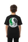 Sakaryaspor Erkek Çocuk Pamuklu Siyah Sıfır Yaka Tişört - Logo