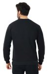 Sakaryaspor Erkek Siyah Pamuklu Üç İplik Şardonlu Sweatshirt