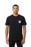 Sakaryaspor Erkek Siyah Sıfır Yaka Tişört - Logo
