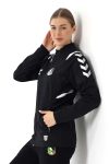 Sakaryaspor Hummel Oregon Kadın Siyah Antrenman Eşofman Üstü