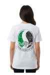 Sakaryaspor Kadın Beyaz Sıfır Yaka Tişört - Logo