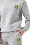 Sakaryaspor Kadın Gri Pamuklu Üç İplik Şardonlu Eşofman Takımı