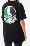 Sakaryaspor Kız Çocuk Pamuklu Siyah Sıfır Yaka Tişört - Logo