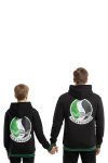 Sakaryaspor Pamuklu Erkek Çocuk Siyah Sweatshirt-Logo