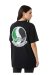 Sakaryaspor Kadın Siyah Sıfır Yaka Tişört - Logo